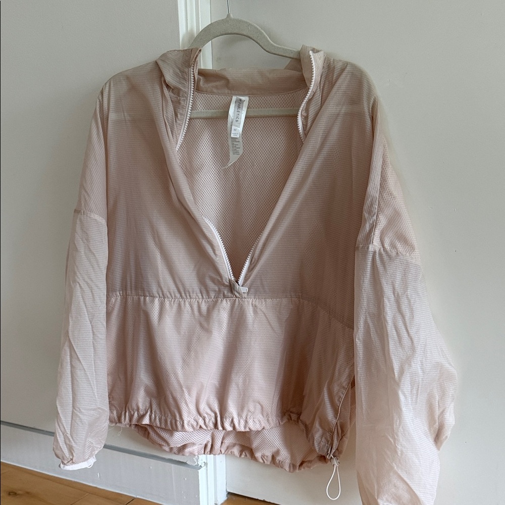 Fabletics Light Pink Hooded Cover-Up